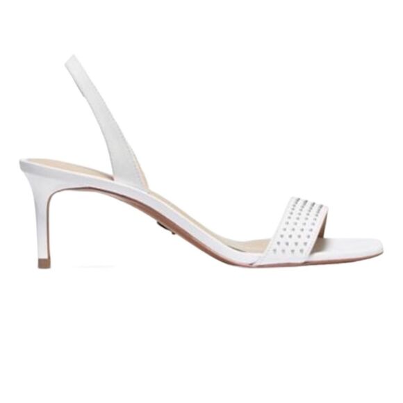 MICHAEL Michael Kors Mila Dress Sandals in the Size 9M in White Color - Picture 4 of 16